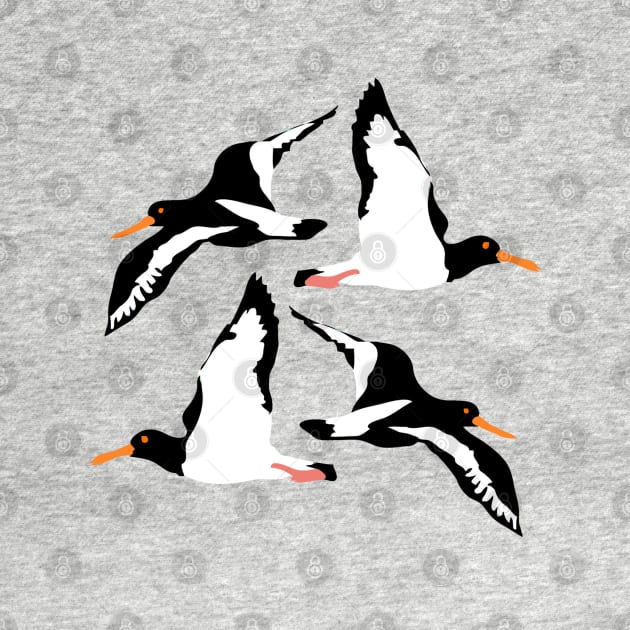 Oyster Catcher Pattern by louweasely